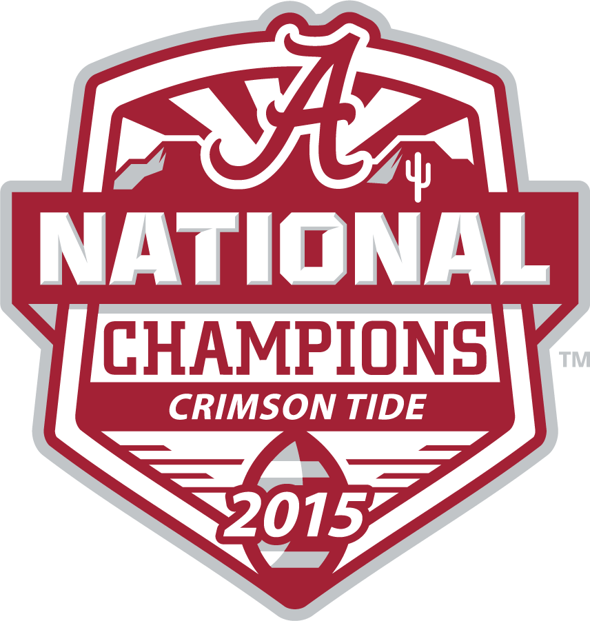 Alabama Crimson Tide 2015 Champion Logo t shirts iron on transfers